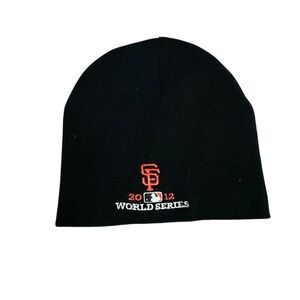Black World Series Beanie